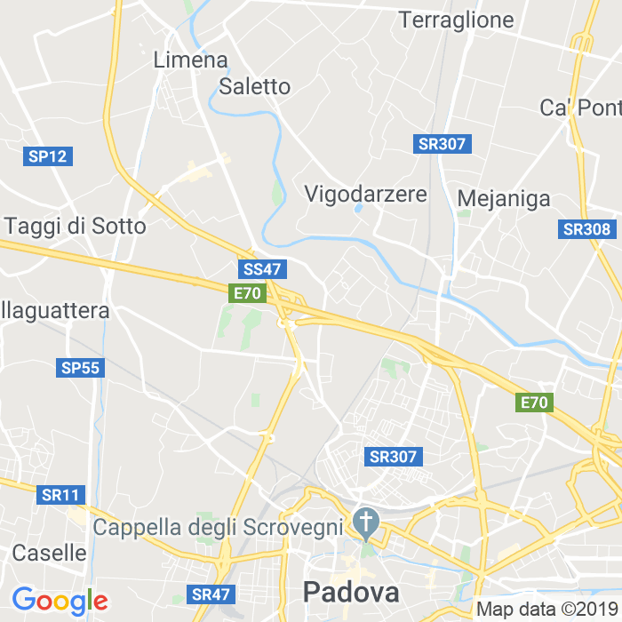 CAP di Via Nicoletto Semitecolo a Padova