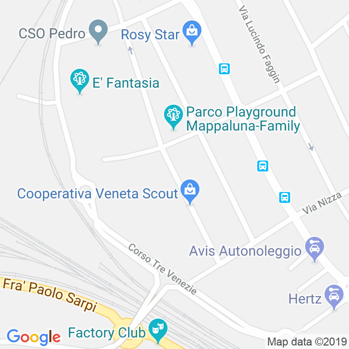 CAP di Via Romolo Fowst a Padova