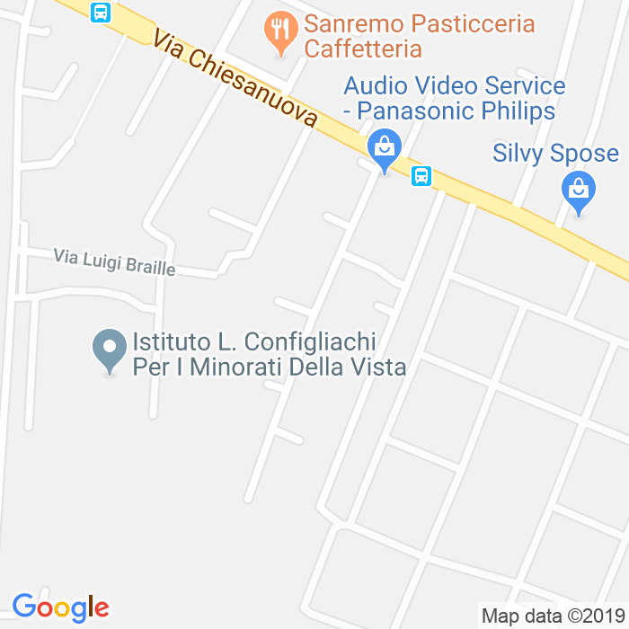 CAP di Via Angelo Secchi a Padova