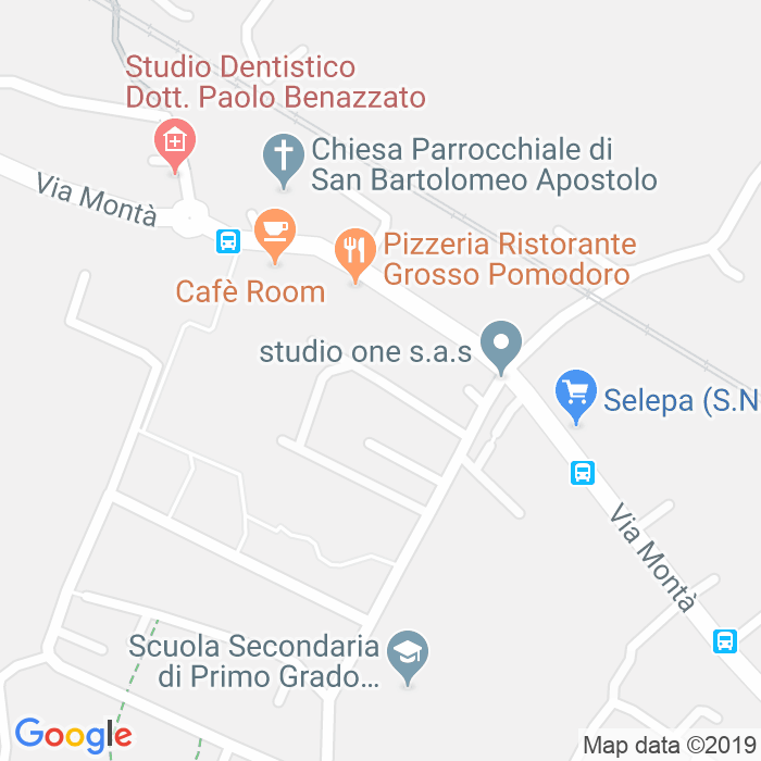 CAP di Via Antoniotto Usodimare a Padova