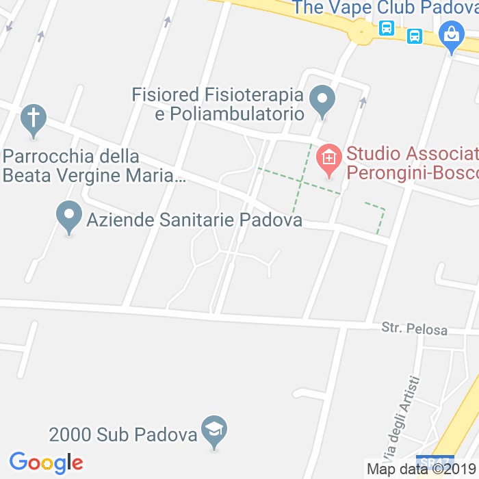 CAP di Via Enrico Forlanini a Padova