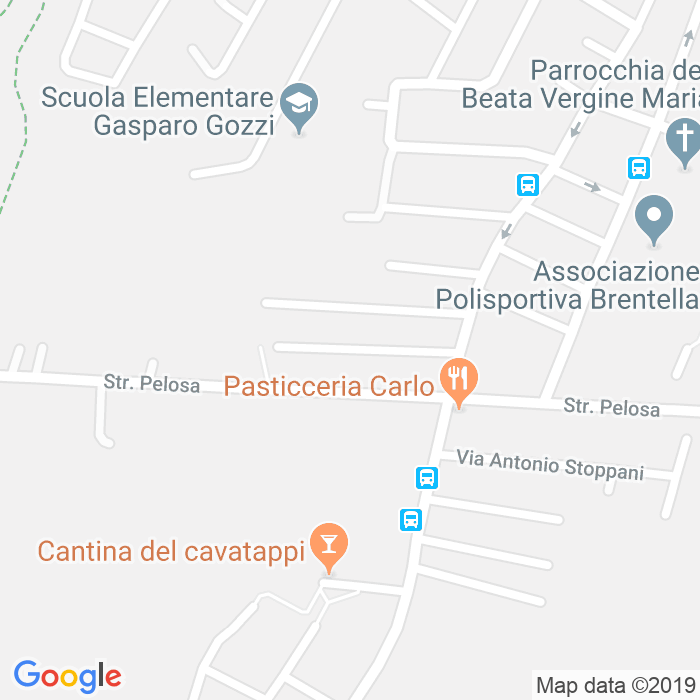 CAP di Via Giuseppe Lorenzoni a Padova