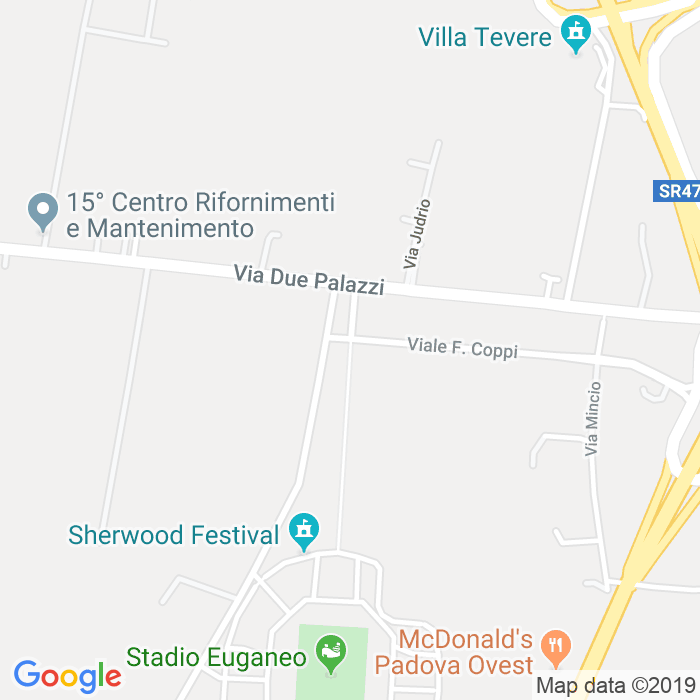 CAP di Viale Del Calcio a Padova