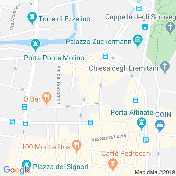 CAP di Via Martiri Della Liberta a Padova