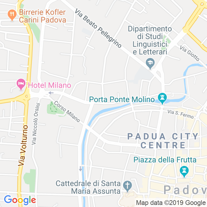CAP di Via Savonarola a Padova