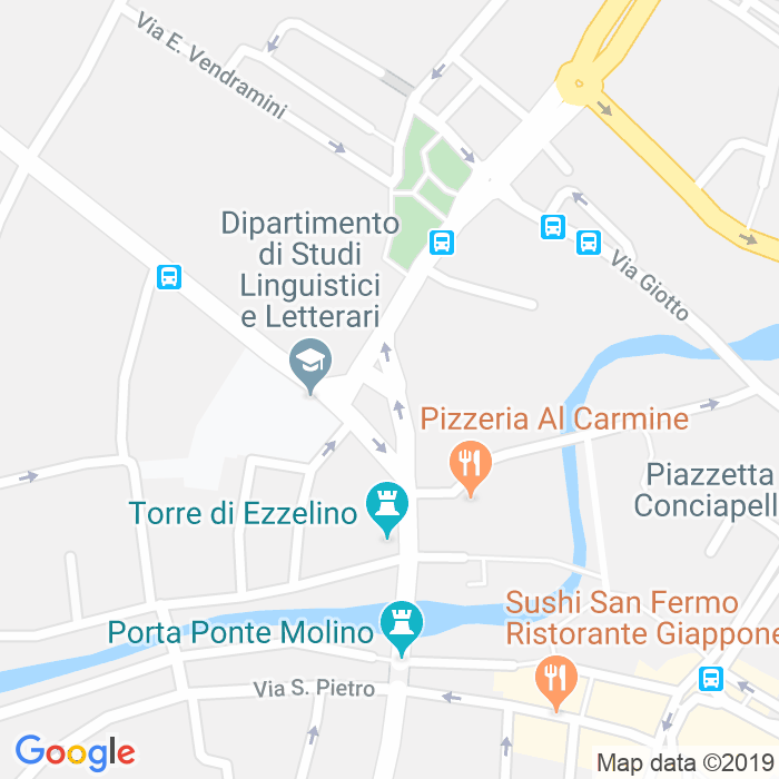 CAP di Via Torquato Tasso a Padova