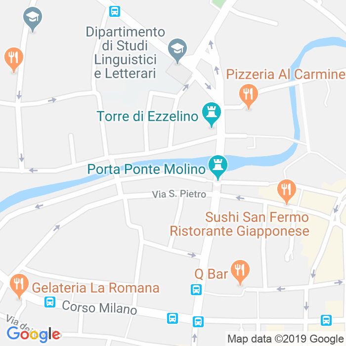 CAP di Via Antonio Tolomei a Padova