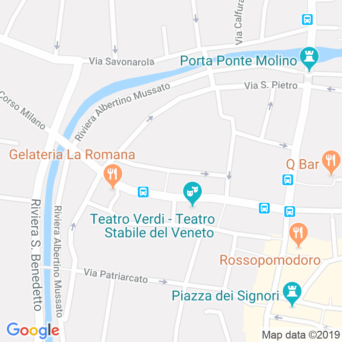 CAP di Via Carlo Leoni a Padova