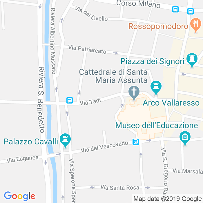 CAP di Via Dei Tadi a Padova