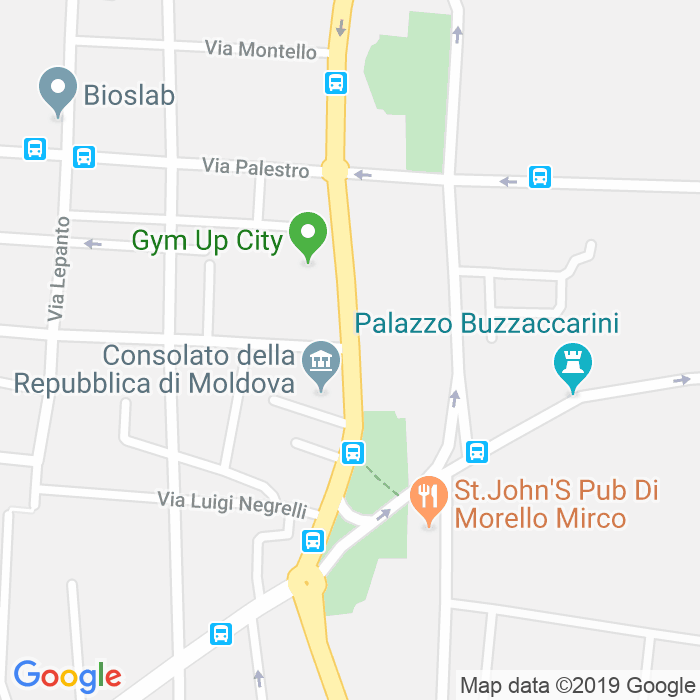 CAP di Via Milazzo a Padova