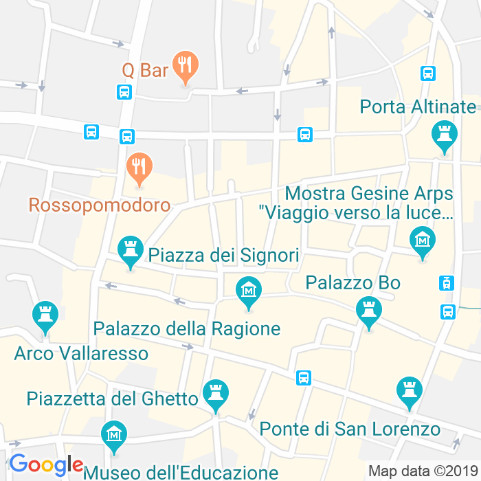 CAP di Via Pietro D'Abano a Padova