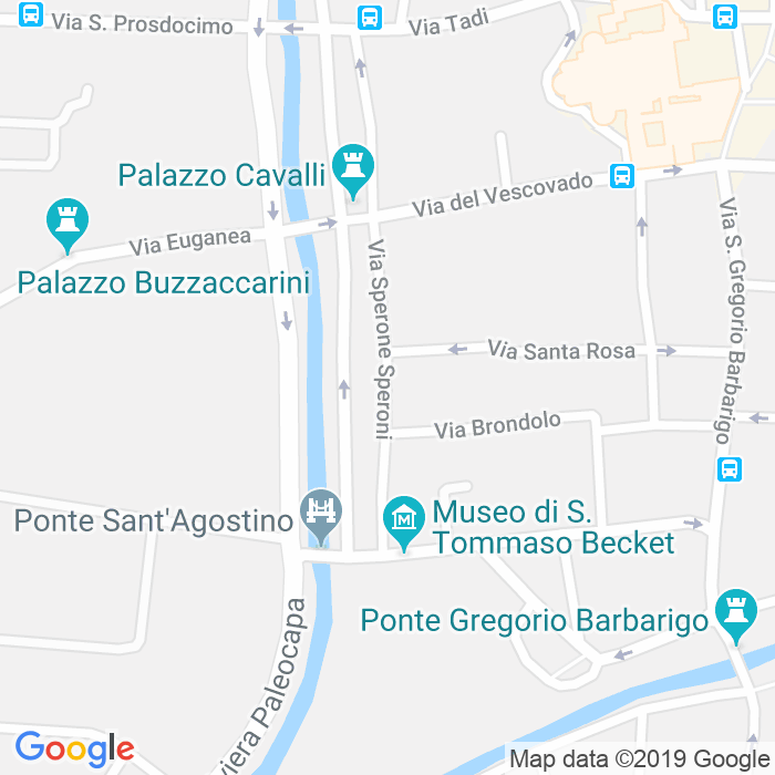 CAP di Via Speroni Sperone a Padova