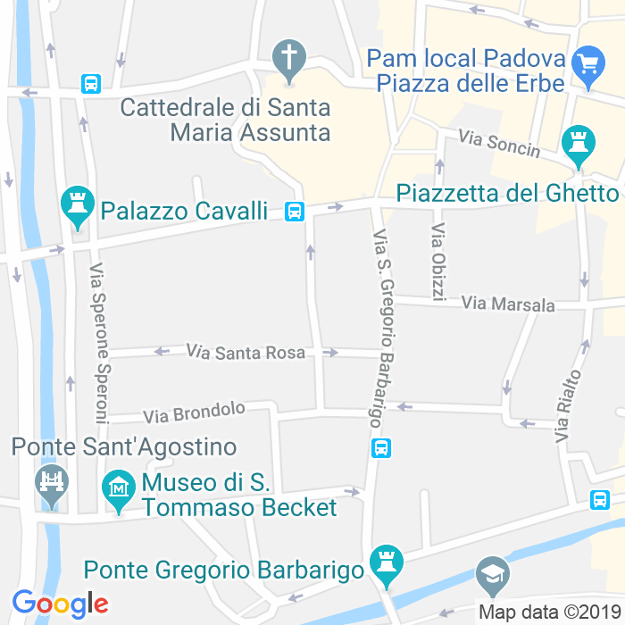CAP di Via Antonio Francesco Bonporti a Padova