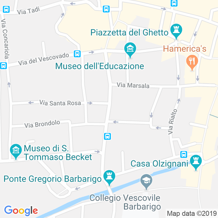 CAP di Via San Gregorio Barbarigo a Padova