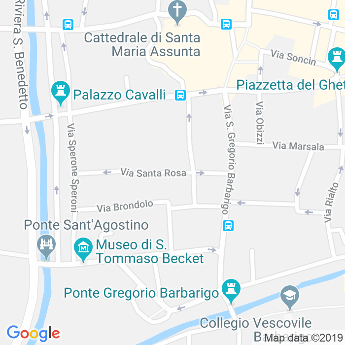CAP di Via Santa Rosa a Padova