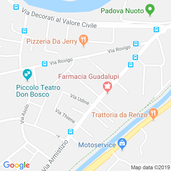 CAP di Via Bolzano a Padova