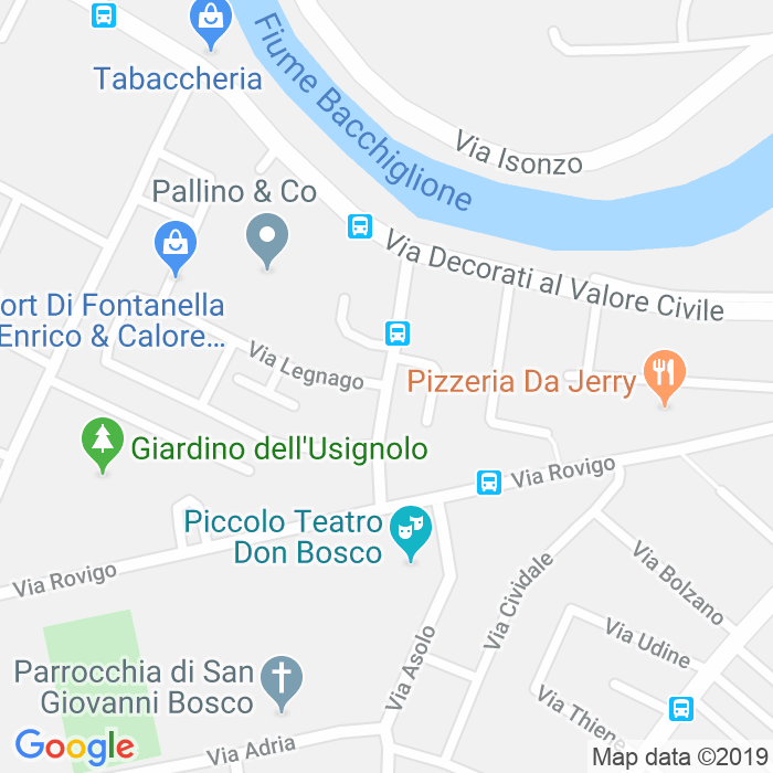 CAP di Via Campidano a Padova