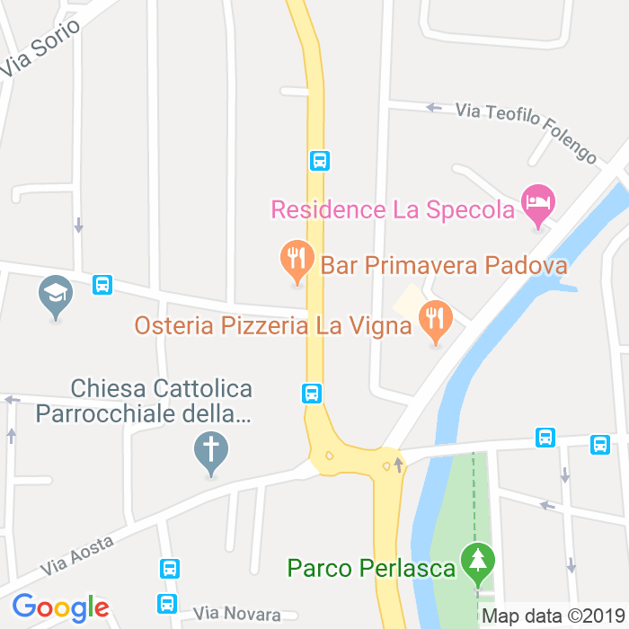 CAP di Via Cernaia a Padova