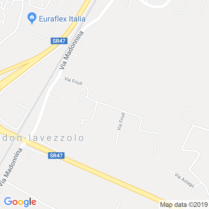 CAP di Via Friuli a Padova