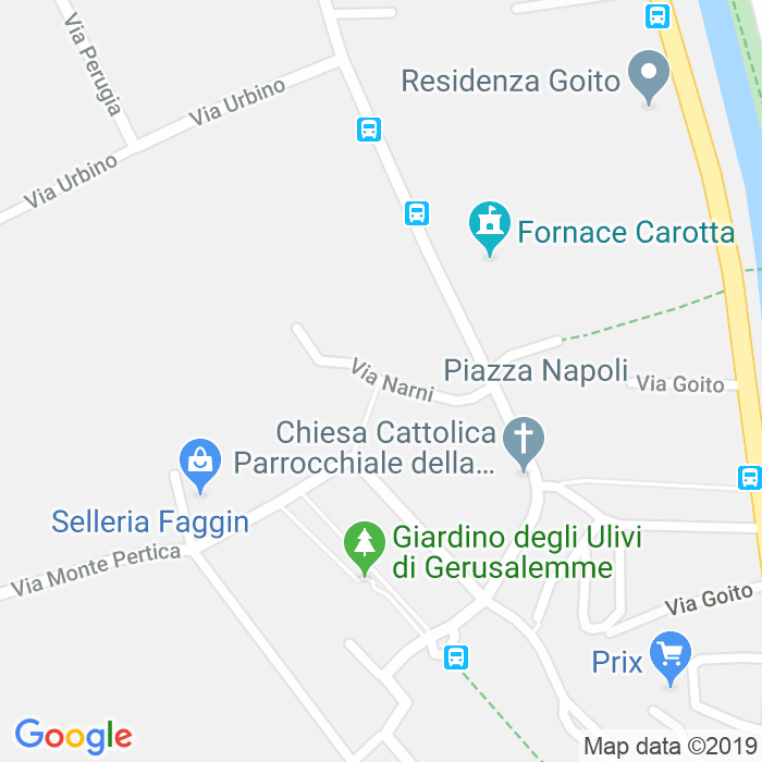 CAP di Via Narni a Padova