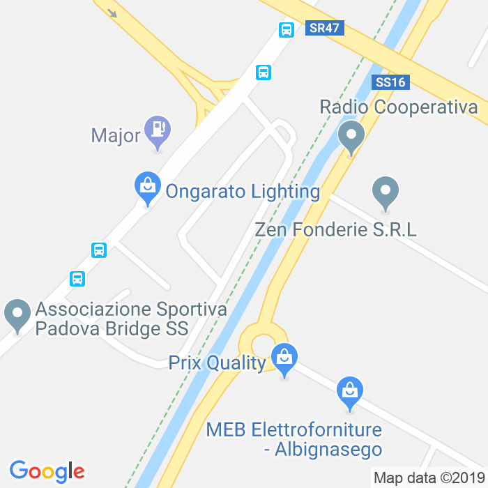 CAP di Via Rovereto a Padova