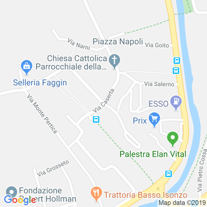 CAP di Via Sondrio a Padova