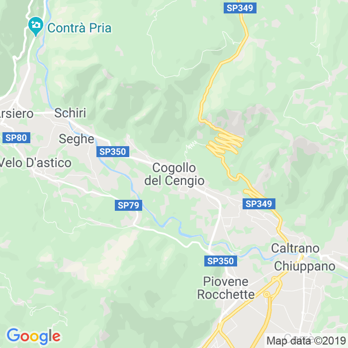 CAP di Cogollo Del Cengio in Vicenza