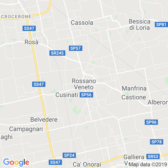 CAP di Rossano Veneto in Vicenza