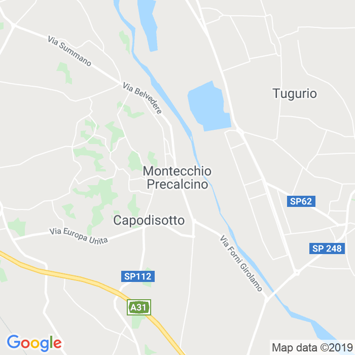 CAP di Montecchio Precalcino in Vicenza