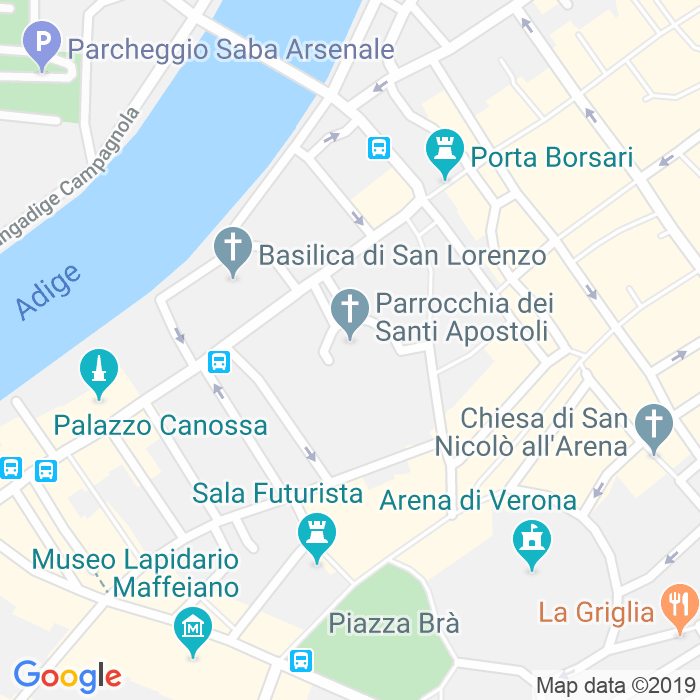 CAP di Piazza Santi Apostoli a Verona