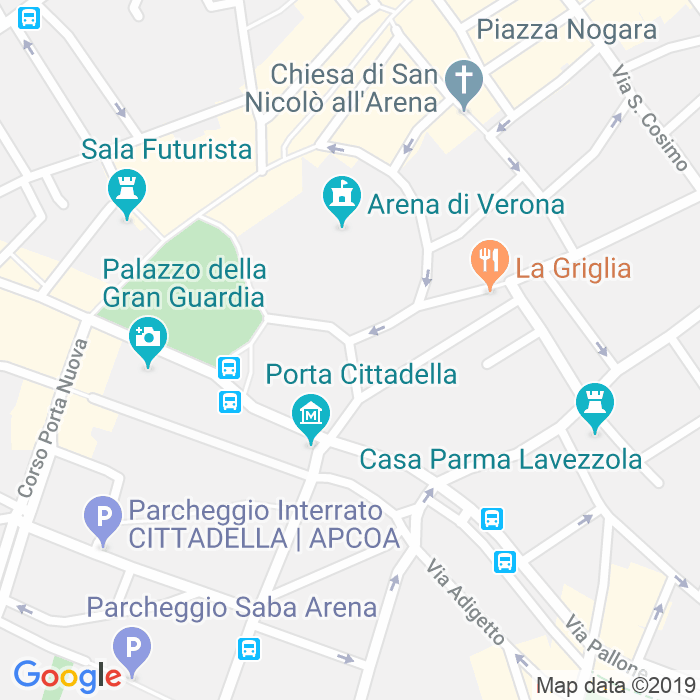 CAP di Piazzetta Municipio a Verona