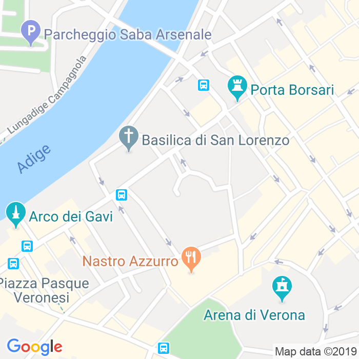 CAP di Piazzetta Santi Apostoli a Verona