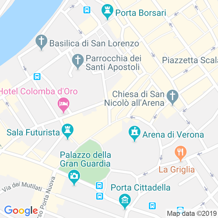 CAP di Piazzetta Scalette Rubiani a Verona