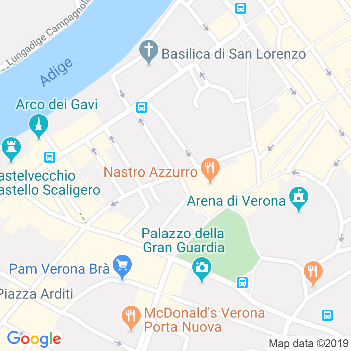 CAP di Via Carlo Cattaneo a Verona
