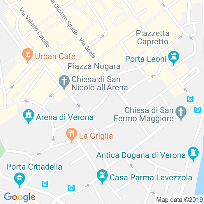 CAP di Via Fabio Filzi a Verona
