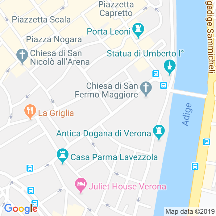 CAP di Via Gian Battista Malenza a Verona