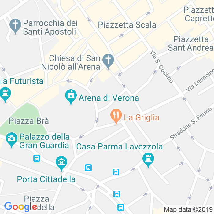 CAP di Via Leone Gaetano Patuzzi a Verona