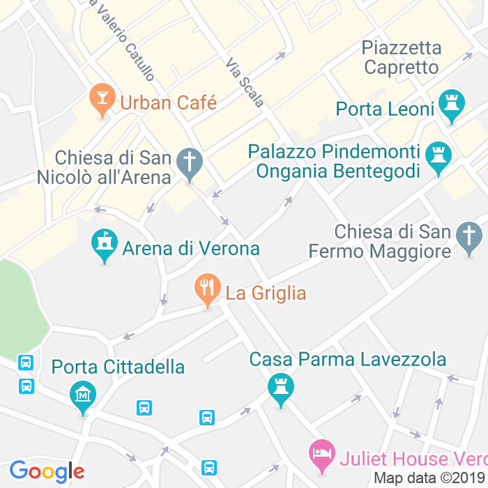 CAP di Via Pietro Frattini a Verona
