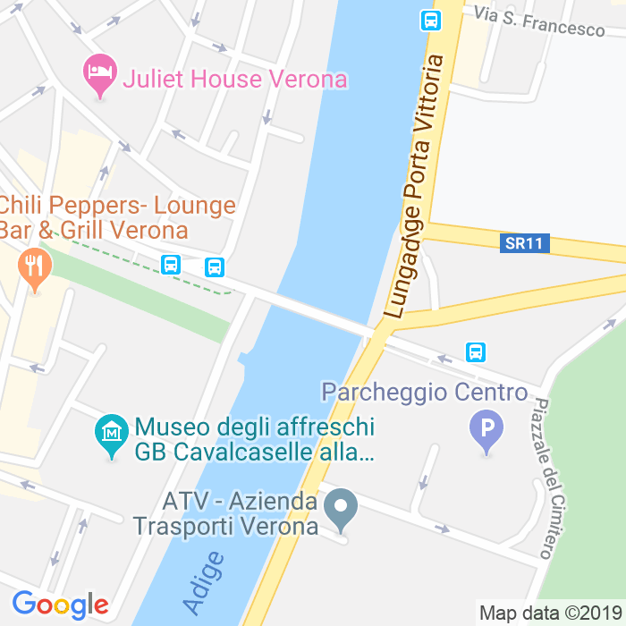CAP di Via Ponte Aleardi a Verona