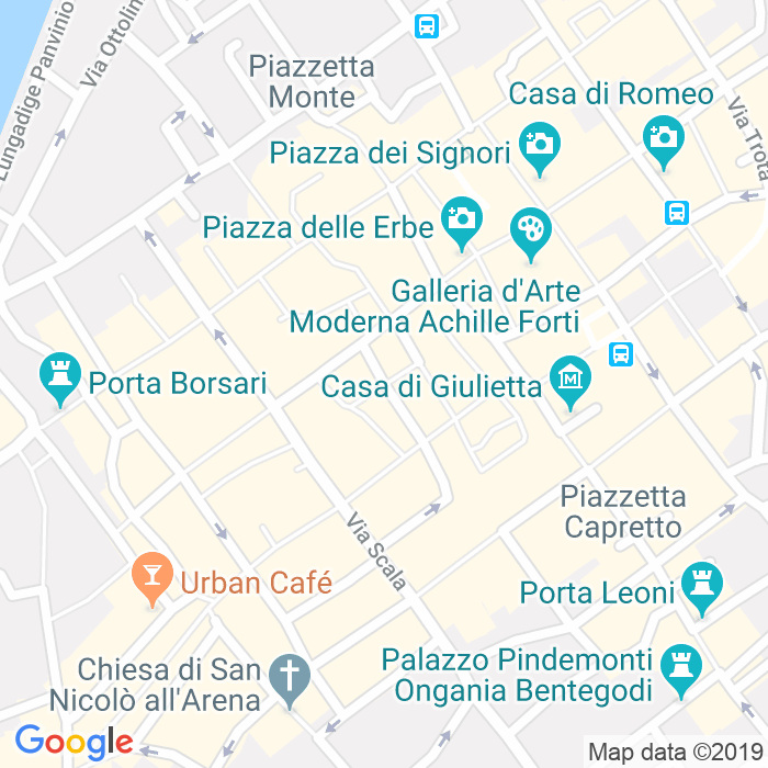 CAP di Via Quintino Sella a Verona
