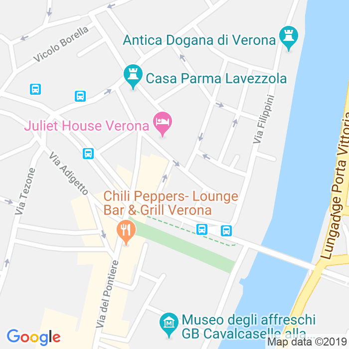CAP di Vicoletto Cieco Filippini a Verona