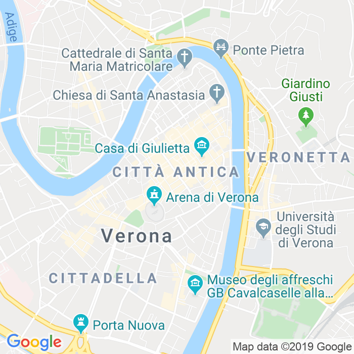 CAP di Vicolo Bernardo De Canal a Verona