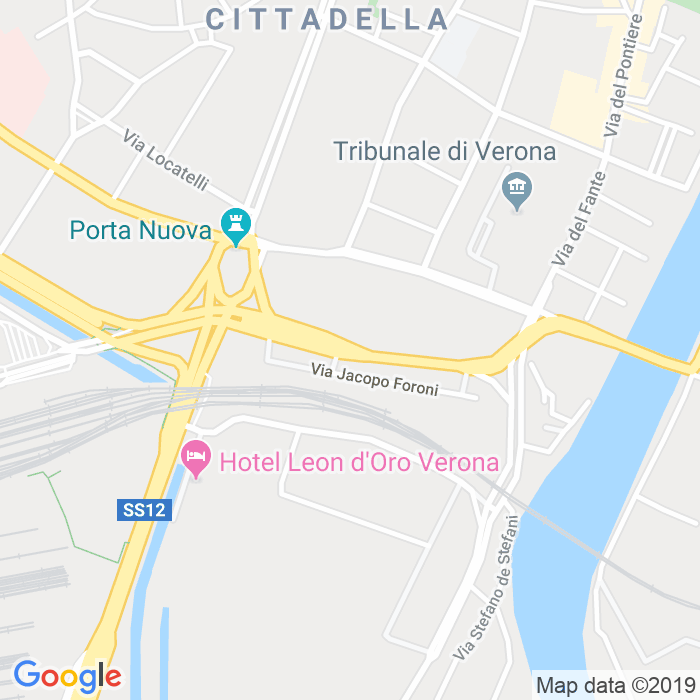 CAP di Via Franco Faccio a Verona