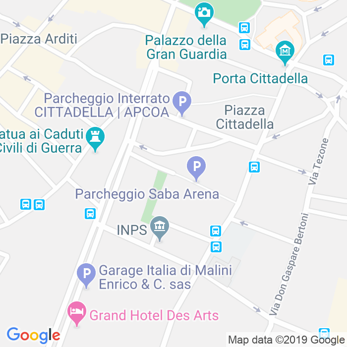 CAP di Via Marcantonio Bentegodi a Verona