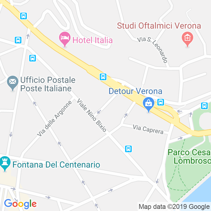 CAP di Via Anita Garibaldi a Verona