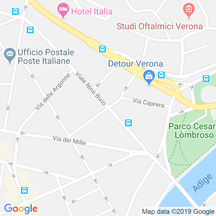 CAP di Via Bezzecca a Verona