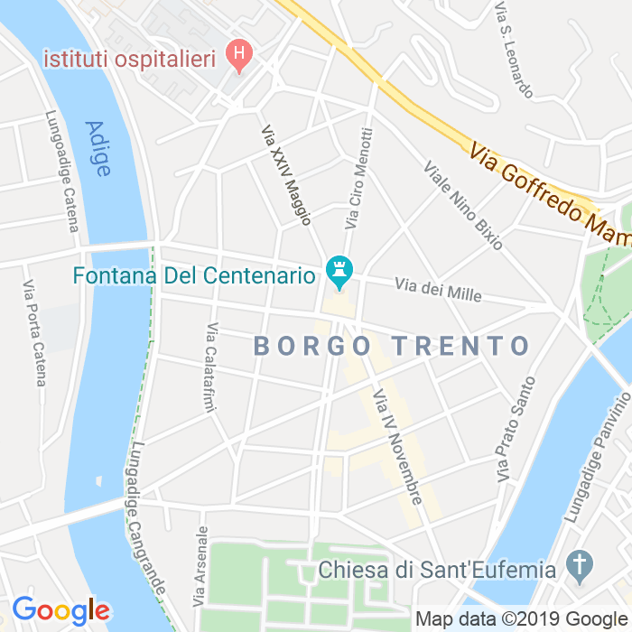CAP di Via Carlo Ederle a Verona