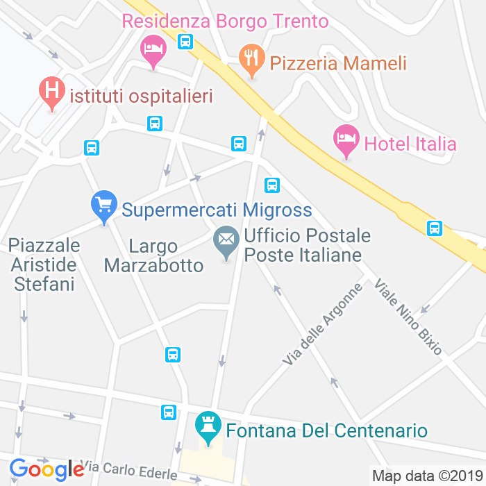 CAP di Via Ciro Menotti a Verona