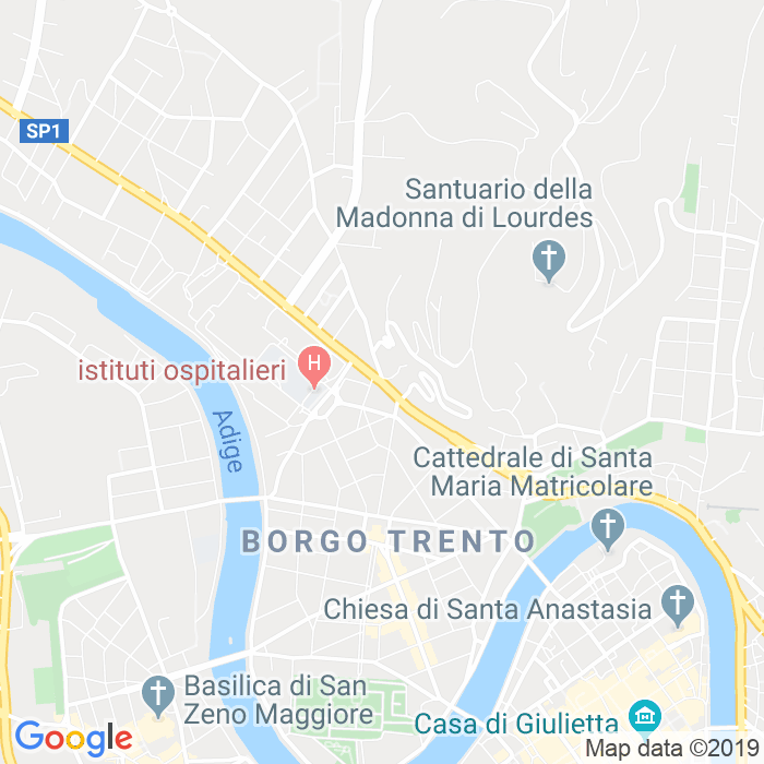 CAP di Via Goffredo Mameli a Verona