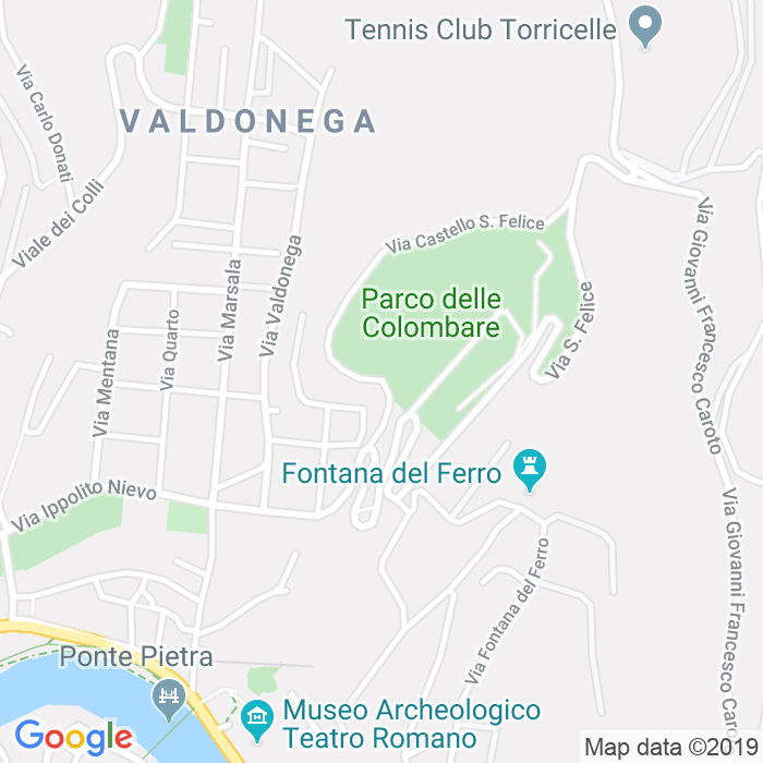 CAP di Via Castello San Felice a Verona